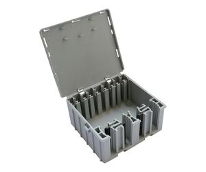 WAGO WAGOBOX XL Junction Box, Suitable for WAGO 221-41x, 2773 Series, for Multicore Cables, max. 4 mm² Connectors, up to 32 Amp, 450 Volt, 207-3304, Grey, Pack of 1