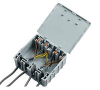 Wagobox-XL Junction Box in Grey for use with Wago 2273 and 221 terminals Pack of 1