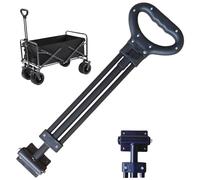 Wagon Accessories, Wagon Push Handle Attachment Stretchable Steel Wheelbarrow Handles with Accessories Labor-Saving Portable Parts for Outdoor Camping, Style-1, Cart Handle