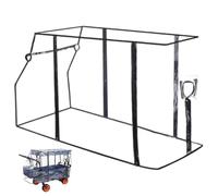 Wagon Cover All-Weather PEVA Rain Cover for Stroller & Folding Carts Easy Zipper Installation Transparent Protection (45.3x20.1x29.5 in) Wagon, Canopy, Rain, Baby Cart Cove