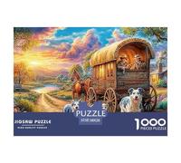 Wagon JourneySpectacular 1000-Piece Jigsaw Puzzles for Adults Showcasing The Spectrum of Impossible-to-Difficult Challenging Puzzle Games - These Spectacular Jigsaw Puzzles Engage Adults And Kids Age