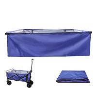 Wagon Liner 33.5x10x20 Inch Waterproof Shopping Cart Liner with Side Pockets Folding Wagon Lining Cloth Bag Replacement Fit Most Foldable