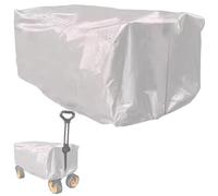 Wagon Rain Cover, Collapsible Waterproof 210D Oxford Cloth Wagon Cover, Anti-UV Dustproof Canopy Attachment for Stroller/Trolley/Cart, Camping Picnic Garden Rain, Canopy