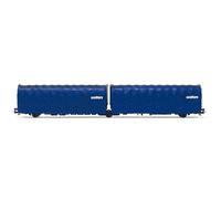 Wagon Rolling Stock Las Freight Train Model Ausiliare FS 1:87 Scale H0 Blue