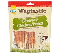 Wagtastic Chewy Chicken Twists Dog Chew Treats 320G