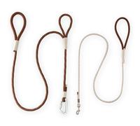 Wagtime Club Twin Tails Leash Set - Includes 5ft Dual Handle Dog Leash and 4.5ft Lightweight Premium Rope Pet Leashes, Kid-Friendly Family Set, Reflective Dog Leashes for Small Medium and Large Dogs