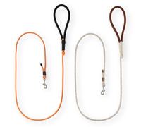 Wagtime Club WagTrek Leash Set, 4.5 ft Lightweight Premium Rope Pet Leashes with Comfortable Padded Handle, Kid-Friendly Family Set, Reflective Dog Leashes for Small and Medium Dogs