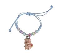 [Wagurum] Adorable Kids Macaron Color Bracelet Cartoon Capybara Pattern, Comfortable and Safe Pattern for Daily Wear