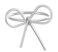 [Wagurum] Hinge Finger Ring Personality Butterfly Knot Ring Decoratable Size Ring Jewelry Elegant Accessories