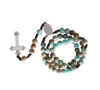 [Wagurum] Muslim Rosary Beads Fashion Simple Beads Chain Colorful Glass Beads Necklace Worship Accessories