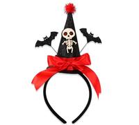 [Wagurum] Witch Glitter Headband Christmas Headwear Halloween Party Photo Props Karaoke Party Headwear Cosplay Accessories