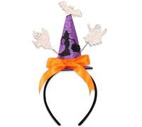 [Wagurum] Witch Glitter Headband Christmas Headwear Halloween Party Photo Props Karaoke Party Headwear Cosplay Accessories