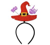 [Wagurum] Witch Glitter Headband Christmas Headwear Halloween Party Photo Props Karaoke Party Headwear Cosplay Accessories