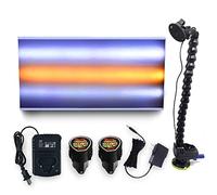 WAGX Upgrade PDR Light, Paintless Dent Repair Tool, Automobiles Body Dent Reflector Line Board with 6 Strong Light LED Testing Light, Lithium Battery - for Car Body Dent Removal