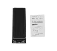 Wah Guitar Effect Pedal, 6.35mm Classic Guitar Stereo Volume Pedal with Sound Quality Value Knob for Band DJ and Guitars Players