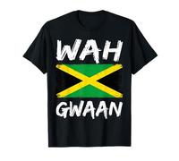Wah Gwaan Jamaica Pride Gwaan Flag T-Shirt