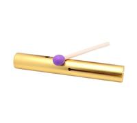 Wah Percussion Instrument Set Aluminium Wah Sound Tube Healing Percussion Instrument Early Childhood Education for Children(E-tone gold)