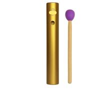 Wah Percussion Instrument Set Colorful Wind Chimes Metal Outside Wah-Wah Tube Percussion Sound Healing Meditation Musical Instrument Accessories for Children(Yellow)