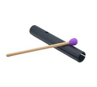 Wah-Wah Tube Set Aluminum Wah Tube D E F Note Portable Mini Tubes Meditation Sound Healing Children Percussion Instruments(Black F Note 25cm)