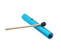 Wah-Wah Tube Set Aluminum Wah Tube D E F Note Portable Mini Tubes Meditation Sound Healing Children Percussion Instruments Education Learning(Blue D Note 28cm)