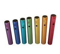 Wah-Wah Tube Set Professional Wah-Wah Tube Frog Sound Pipe Portable Percussion for Music Therapy Early Education Band Yoga Meditation Nice Gift(Set 7 PCS)
