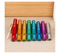 Wah-Wah Tube Set Wah-wah Tube Band Accompaniment Sound Healing Woah Pipe Yoga Meditation Early Education Musical Percussion Instruments(8pcs set)