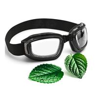 WAHAH 3D Dry Eye Relief Glasses with Moisture Pads and Comfortable Soft Cushion - Hydrating Silicone Dry Eye Masks with Hydrating Chamber Design, Universal Fit for Day and Night Use (Transparent)