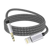 Wahbite Lightning to 3.5mm Audio Cable Compatible with iPhone 14/13/12/11/XR/XS/X/8/7/6 Plus/SE 2, iPad