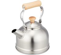 Wahei Freiz CS-021 Chitose Japan, Somewhat Nostalgic Kettle, 0.4 gal (1.5 L), Wooden Pattern, Induction Compatible