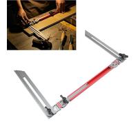 WAHEWUD 23Pcs Stair Tread Template Tool, High Accuracy Aluminum Alloy Measuring Jig Universal Design with Storage Box, Stair Tread Accessory Kit for Stair Treads Handrails