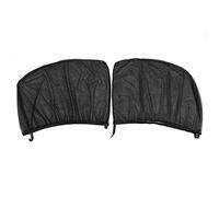 WAHEWUD 2Pcs Car Window Shades, Windshield Sun Shade High-stretch Nylon Mesh Fabric Efficient Reflection Isolation Shading Heat Protect Bbreathabl, Window Curtain for Car (SUV)