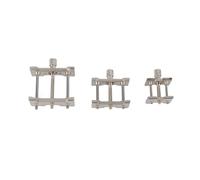 WAHEWUD 3PCS Watch Movement Holder, Metal Watchmaker Tool Set, Not Prone to Rusting,Watch Movement Clamp with Adjustable Repair Base, for Watch Repair Jewelry Making