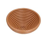 WAHEWUD Bread Fermentation Basket, Round Oval Woven Bread Basket Hand-made Plastic Material Large Preserving Original Flavor, Dough Bowel for Kitchen Home Baking (16X6CM)