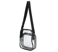 WAHEWUD Clear Organizer Bags, Transparent Shoulder Handbag Convenient Durable Adjustable Shoulder Strap Transparent Appropriately Sized, Clear Package for Daily Going Out Shopping