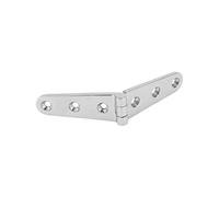 WAHEWUD Hinge Page Heavy Duty 300° Rotatable Stainless Steel Butt Hinge for Yachts Cabinet Doors 28 x 152 mm