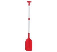WAHEWUD Telescoping Aluminum Boat Paddle with Plastic Blade, Adjustable 54 to 110 cm, Non slip T Handle and Reinforced Blade for Inflatable Boats Kayaks Canoes Rafts (Red)