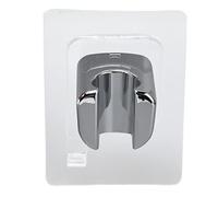 WAHEWUD Wall Mount Shower Head Bracket ,Shower Head Hanger No Drilling Premium ABS Plastic Thickened Precisely Engineered Grip, Handheld Holder for Home Hotel Bathroom