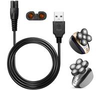 WAHFOX Head Shaver Charger Cord for freedom grooming Freebird Skull Shaver head shaver,WAHFOX charger cord for many brands USB Cable Shaver Electric Shaver Power Cord Replacement