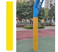 WAHHWF Basketball Pole Pad Heavy Duty Safety Pole Pads for Player Protection, Playground Pole Pad Fit Court Playground，Yellow All-weather Column Cushion for Sportsmen(30x140cm/12x55in)
