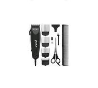 Wahl Groom Ease 100 Series Hair Corded Clipper Professional 9 Pieces Kit Black..