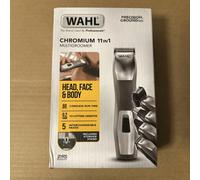 Wahl Chromium 11-in-1 Multigroomer, Beard Trimmer for Men, Nose Hair Trimmer, Stubble Trimmer, Body Trimmers for Men, Male Grooming Set, Rechargeable Trimmer