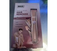 Wahl 3-in-1 Ladies Face and Body Hair Remover, Perfect for Gifting, Womens Hair Removal Trimmer, Female Rotary Shaver, Eyebrow Shaper, Comb Attachment, Facial Hair Trimmers for Women