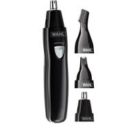 WAHL 3 in 1 Personal Trimmer, Nose Hair Eyebrow, Painless Eyebrow and Facial Hair Trimmer for Men Women, Rechargeable, Washable Heads, Black