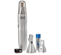Wahl 3-in-1 Personal Trimmer, Trimmers for Men and Women, Nose Ear and Eyebrow Trimmer, Washable Heads, Trim Sideburns and Facial Hair, Peach Fuzz Trimming, Cordless