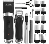 WAHL 9655-1617 Hair Clipper & Trimmer Kit - Black & Silver, Black,Silver/Grey