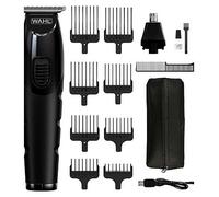 All in One Trimmer, Full Hair, Beard, Ears, Nose & Body Grooming, Powerful Lithium Battery, Washable Heads & Wide T-Blade Head for Wide Trimming, 0.5mm to 25mm Length Clipping, 210 Minutes of Charge