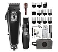Wahl and Peaky Blinders Clipper & Beard Trimmer Gift Set, Corded Hair Clippers Men, Head Shaver, Beard Trimmers, Stubble Trimming, Brush, Mens Grooming Kit