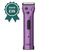 Wahl Arco Purple Animal Clipper Kit, 5-in-1 Adjustable Blade for Easy Grooming Length Changes, Suitable for All Coat Types, Lightweight Design & Great for Hard to Reach Spots