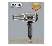 WAHL Barber Dryer, Professional Hair Dryers, Pro Styling Tools, Powerful 2200-Watts, Cool Shot Button, 3 Heat&2 Speed Settings, 2 Concentrator Nozzles, 3M Cable, Hanging Loop for Easy Storage, Silver