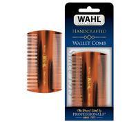 Wahl Beard & Mustache Wallet Comb for Men's Grooming - Handcrafted & Hand Cut with Cellulose Acetate - Smooth Rounded Tapered Teeth - Model 3327